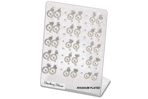 S01-0618 (7-8-9)mm ΑΣΗΜΕΝΙΟ ΕΠΙΡΙΔΙΩΜΕΝΟ ΣΚΟΥΛΑΡΙΚΙ ΠΕΡΛΑ