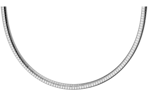 Αλυσίδα ατσάλι 6mm ασημί 40cm.