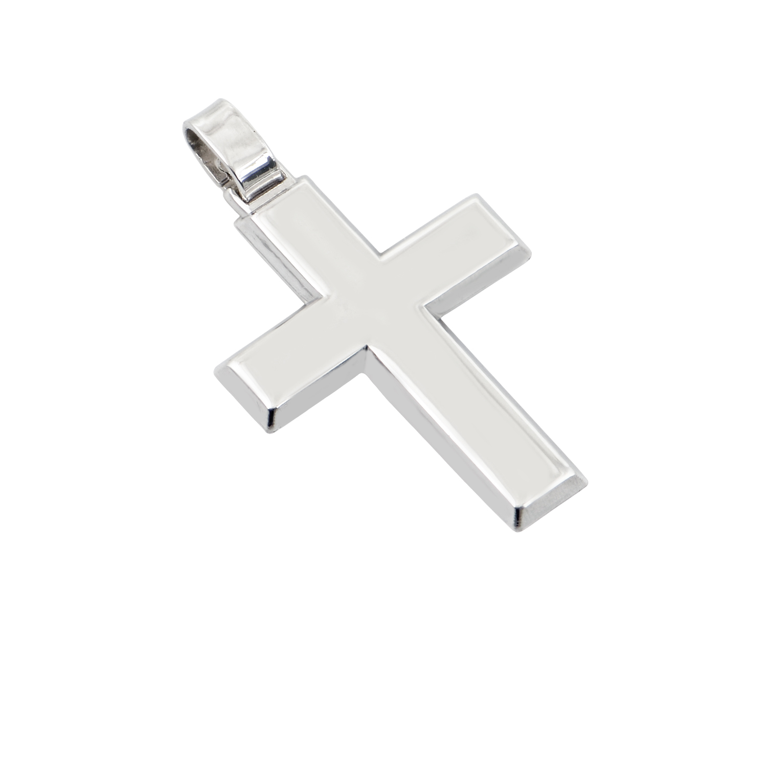 Σταυρός αντρικός 2.8cm x 2.4cm ασήμι 925