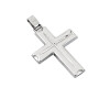 Σταυρός με χάραξη αντρικός 2.8cm x 2.4cm ασήμι 925
