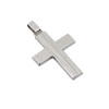 Σταυρός αντρικός σαγρέ 2.8cm x 2.4cm ασήμι 925