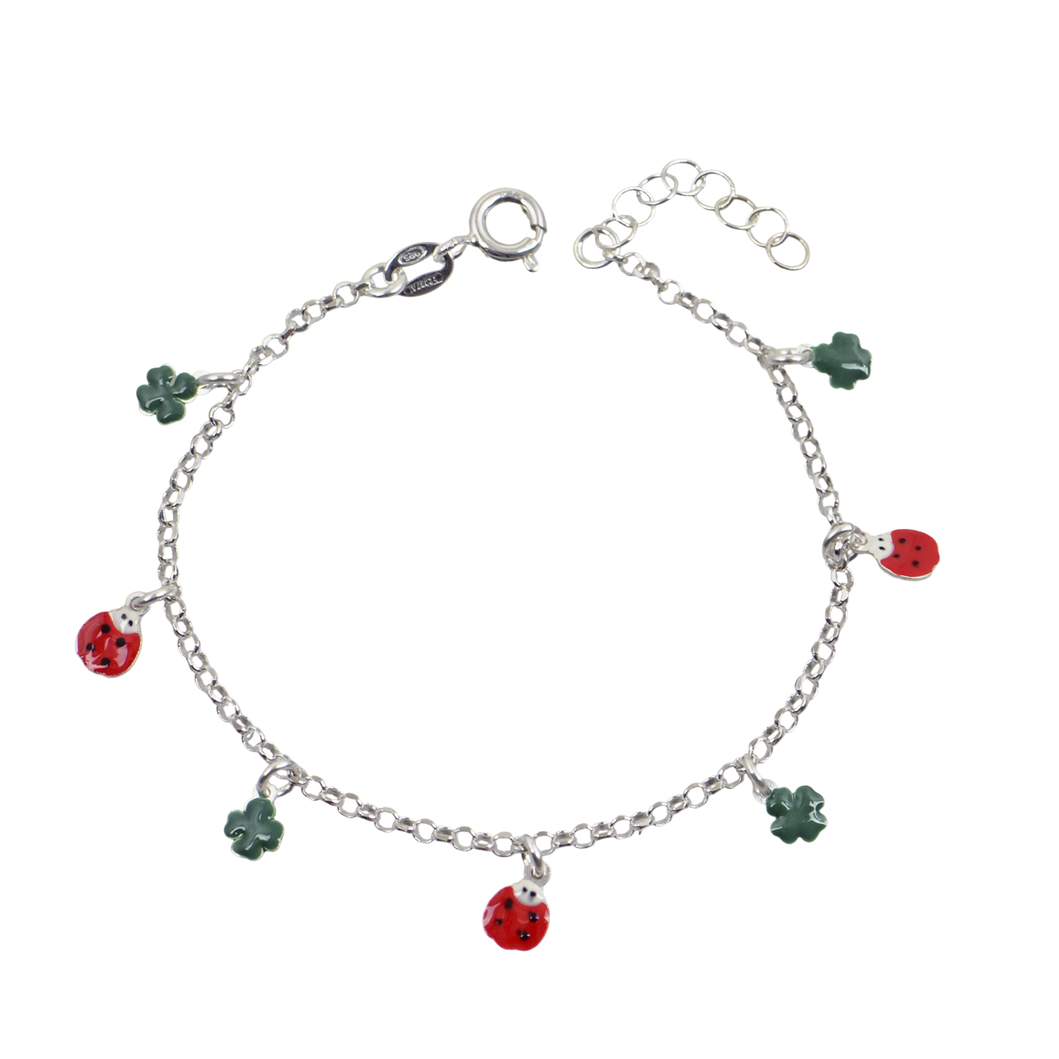 Βραχιόλι, άσπρο για κοριτσάκι, με σμάλτο