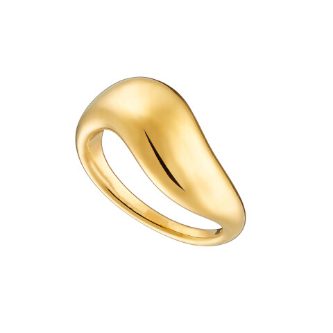 Δαχτυλίδι γυναικείο επίχρυσο bull ατσάλι 316L